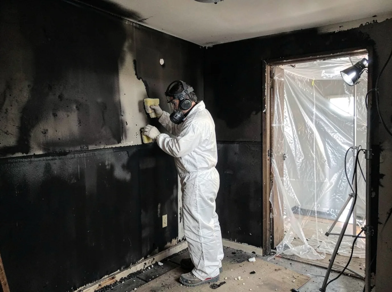 Fire Damage Restoration company in Pleasant Lake, MI